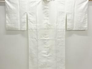 未使用品　流水模様織出し単衣長襦袢